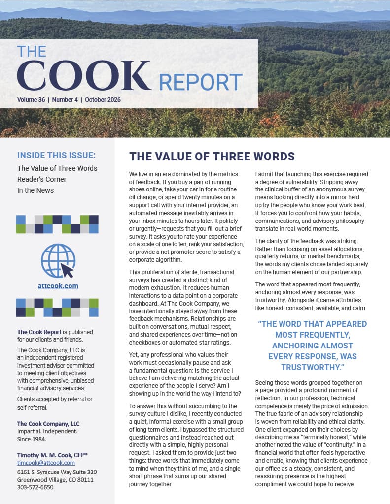 The Value of Three Words
